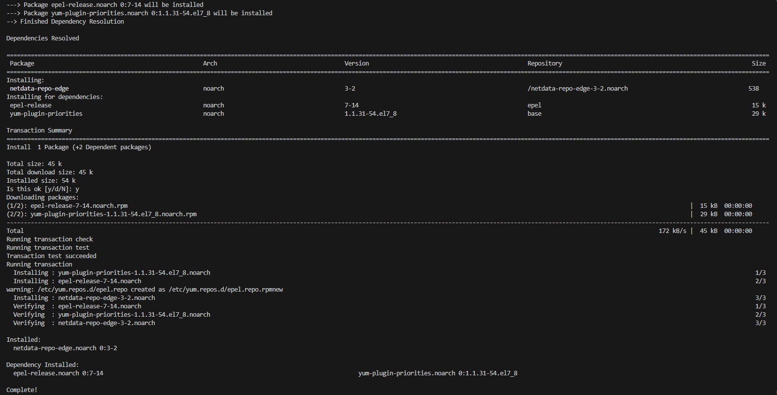 Netdata安装过程2