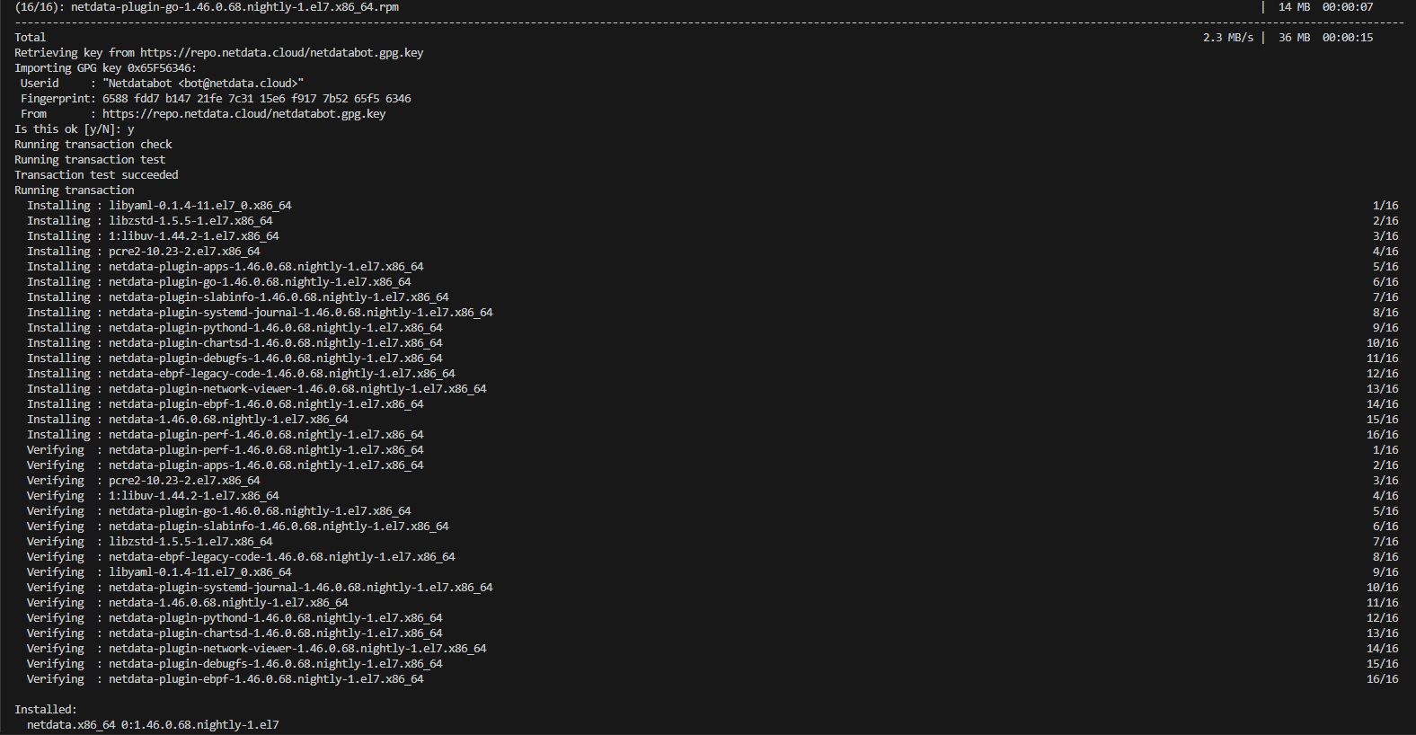 Netdata安装过程5